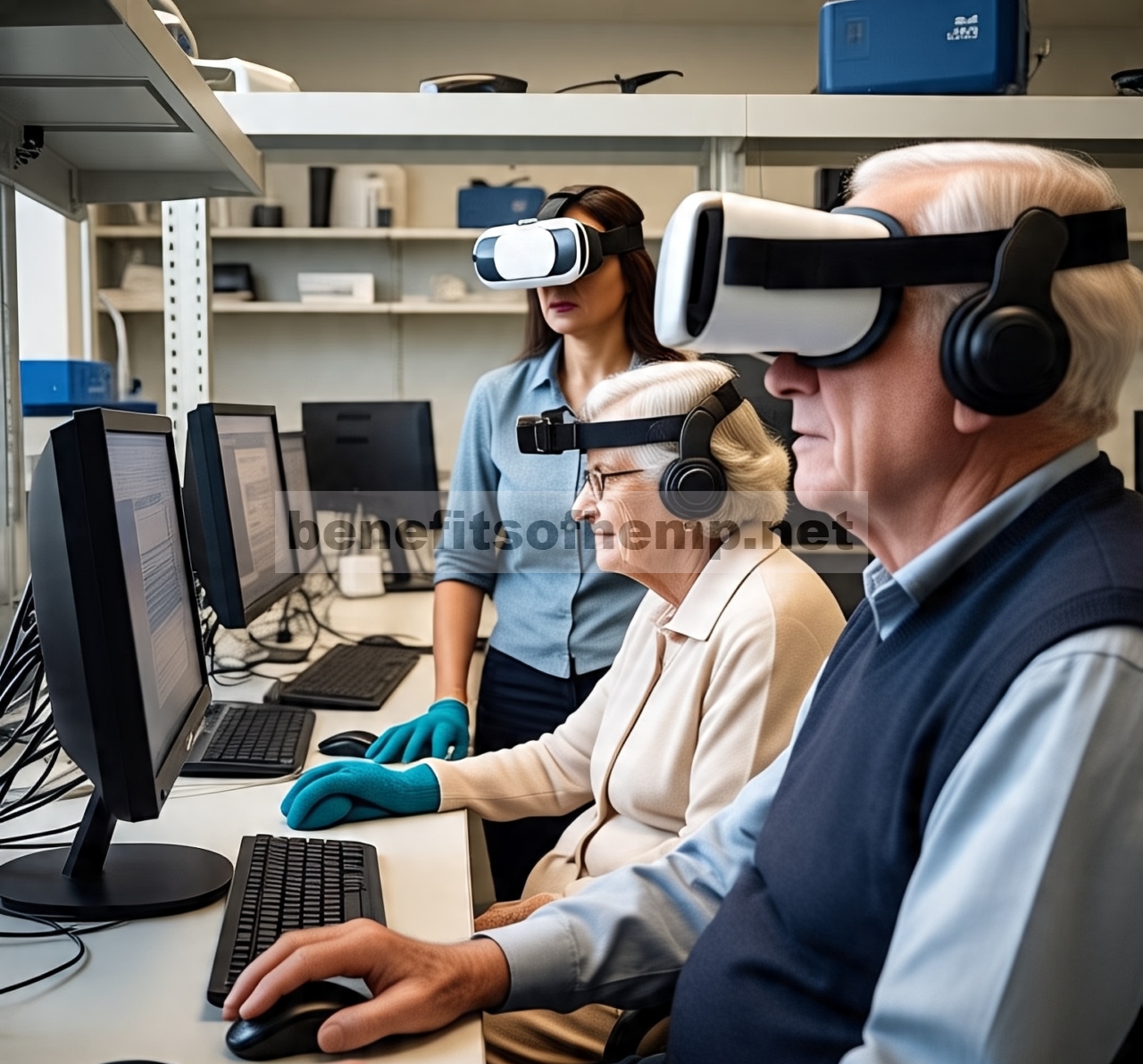 Penelitian tentang Aplikasi Model Intervensi Realitas Virtual Imersif (IVRT) dalam Konteks Kecemasan Komputer pada Lansia